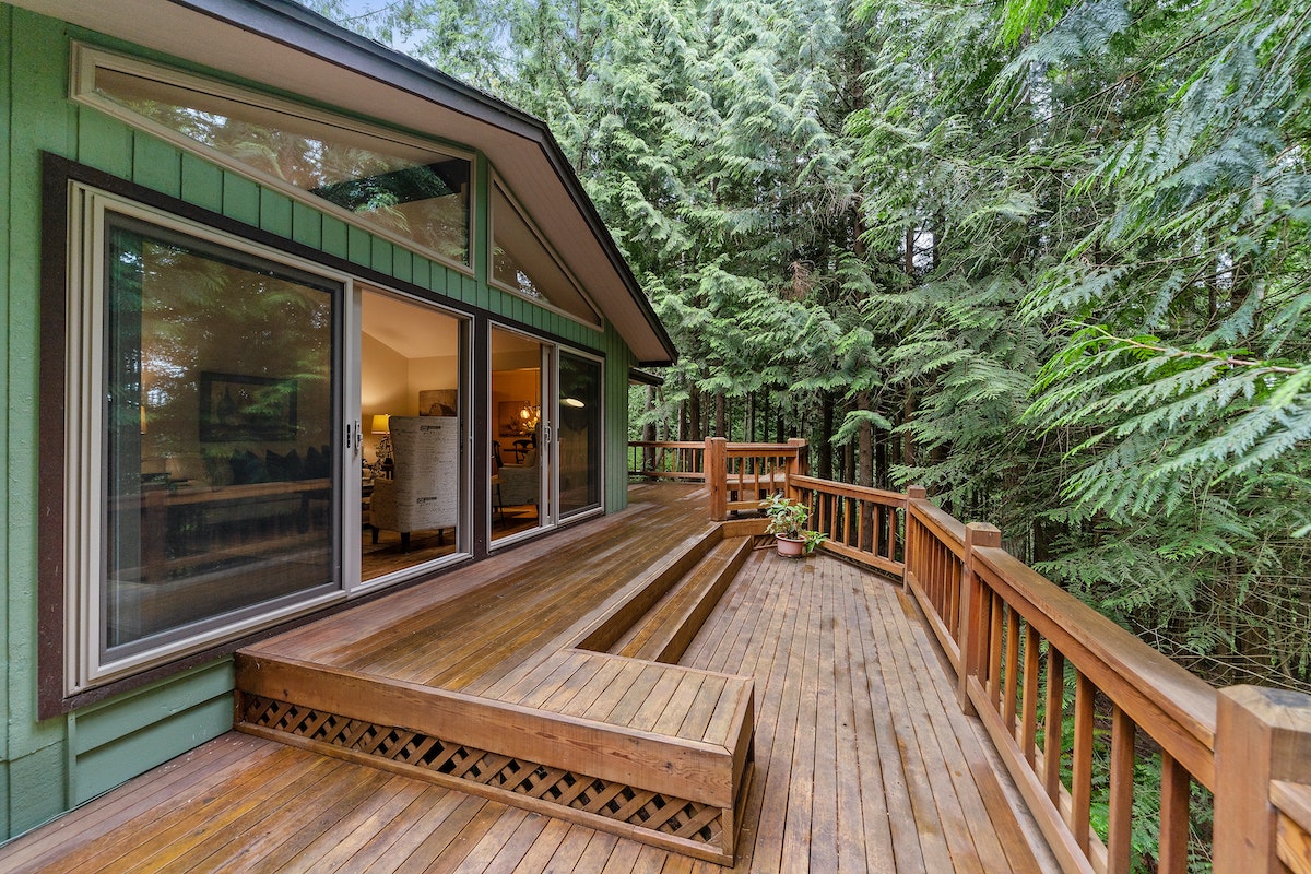 Wood decks can be a wildfire risk
